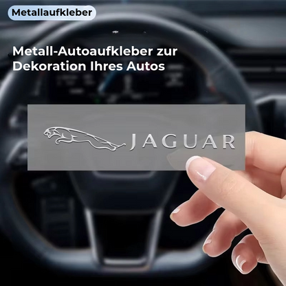 Luxuriöse Metallaufkleber